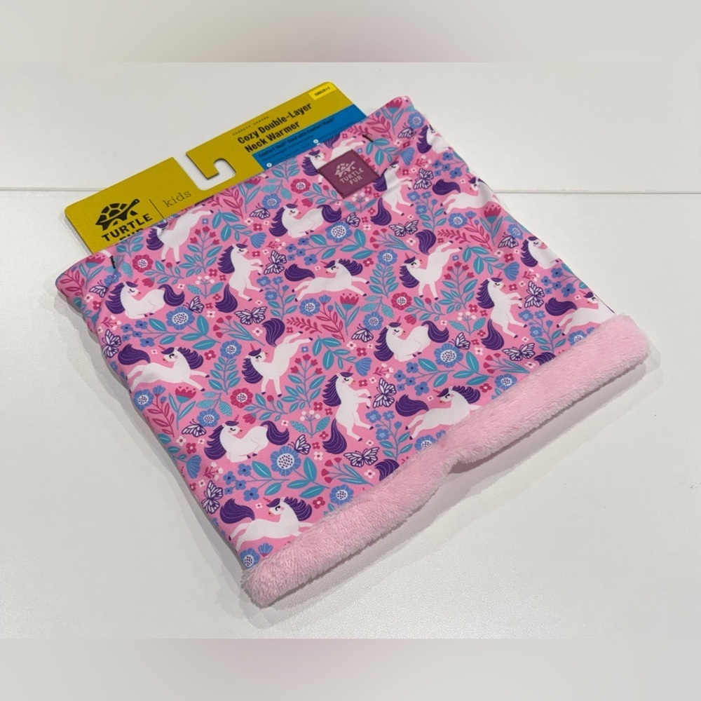 Turtle Fur Kids Printed Comfort Shell Toddlers Neck Warmer Balaclava Pink NWT